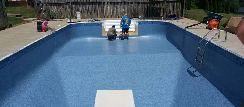 Swimming Pool Liner Installation in Lake Norman, North Carolina