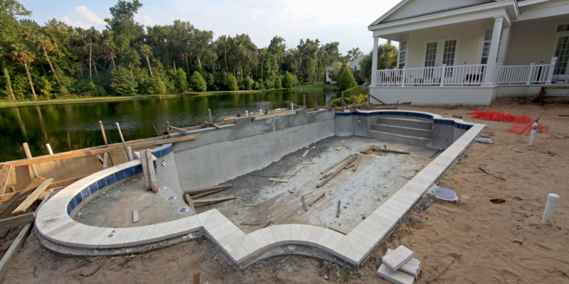 step of your new pool construction 