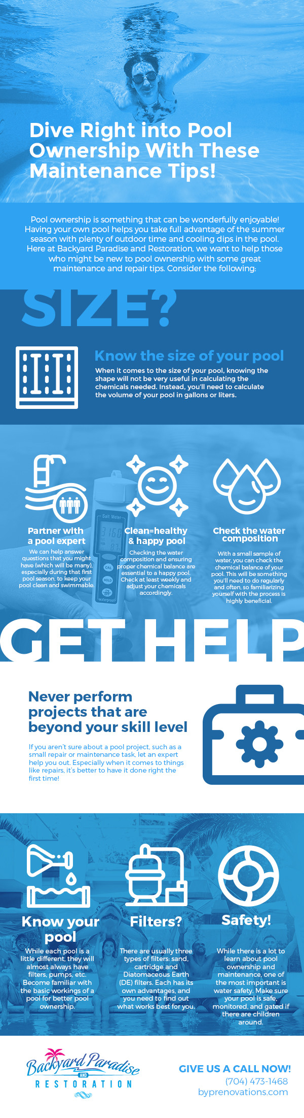 Dive Right into Pool Ownership With These Maintenance Tips! [infographic]